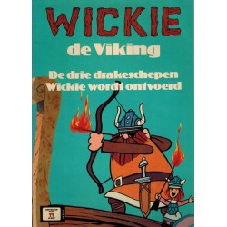 Wickie de Viking TV album De drie drakenschepen / Wickie wordt ontvoerd 1e druk 1976