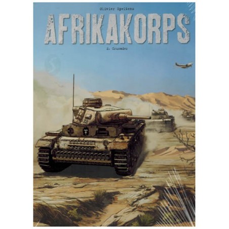 Afrikakorps 02 collectors edition HC Crusader (met display)