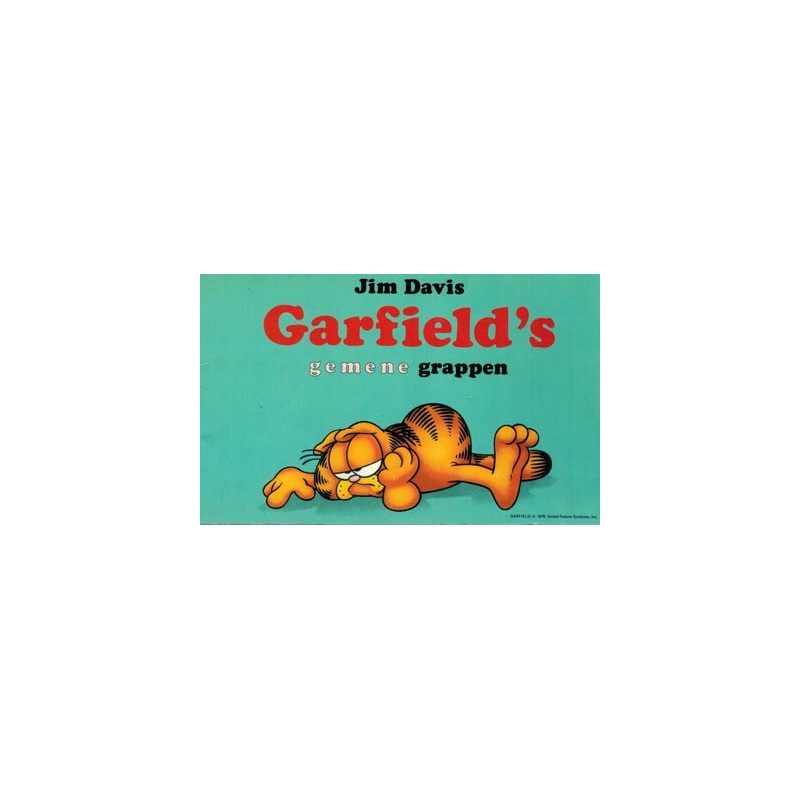 Garfield Oblong Garfield's gemene grappen 1e druk 1987