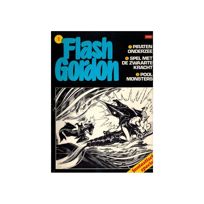 Flash Gordon set Born deel 1 & 2 1e drukken 1974-1976