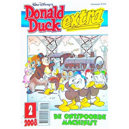 Donald Duck Extra 2008 02 1e druk De ontspoorde machinist