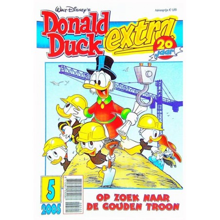 Donald Duck Extra 2005 05 1e druk Op zoek naar de gouden kroon