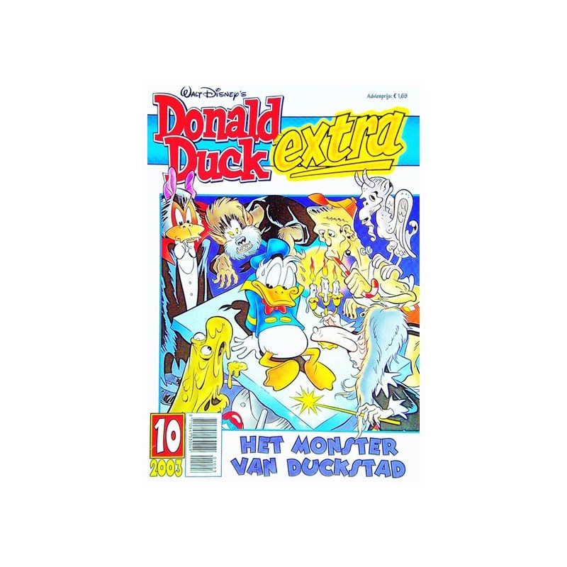 Donald Duck Extra 2003 10 1e druk Het monster van Duckstad