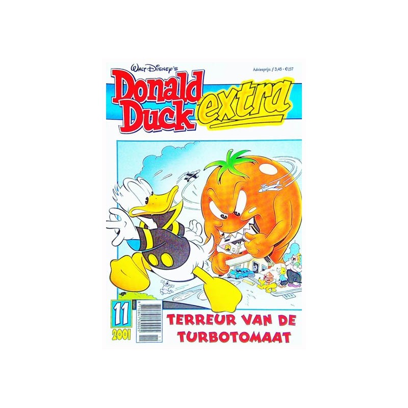 Donald Duck Extra 2001 11 1e druk Terreur van de turbotomaat