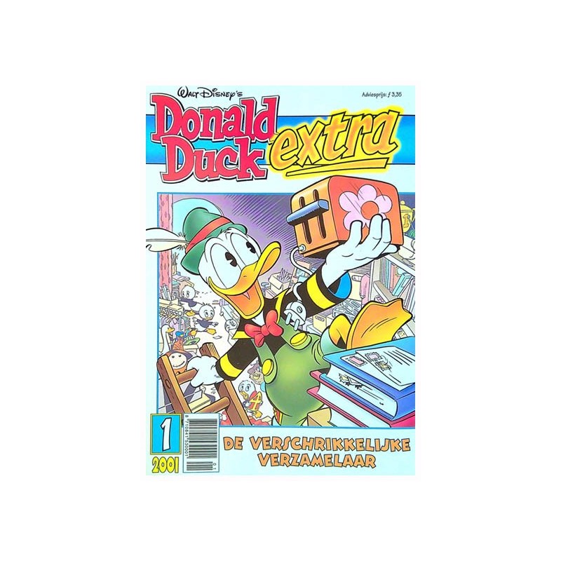 Donald Duck Extra 2001 01 1e druk De verschrikkelijke verzamelaar