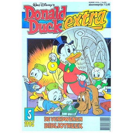 Donald Duck Extra 1995 05 1e druk De verdwenen bibliotheek