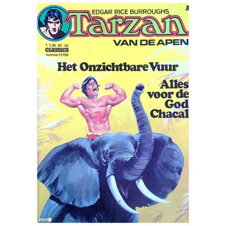 Tarzan 199 Het onzichtbare vuur 1e druk