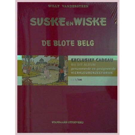 Suske & Wiske Luxe 272 De blote Belg HC 1e druk 2001 (naar Willy Vandersteen)