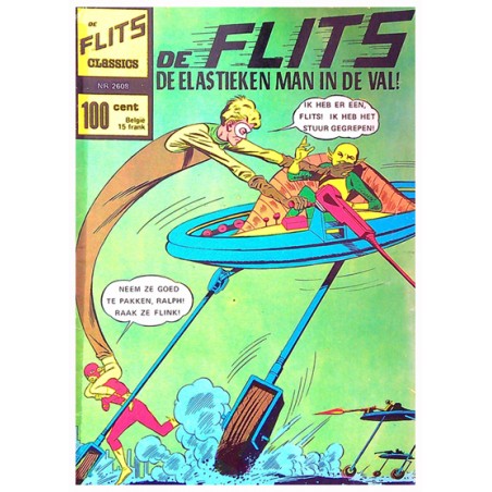 Flits classics 08 De elastieken man in de val! 1e druk 1970