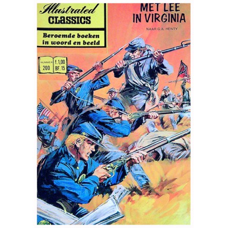 Illustrated Classics 200 Met Lee in Virginia (naar G.A. Henty) 1e druk 1972