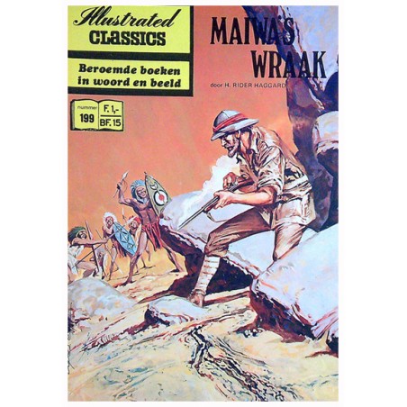 Illustrated Classics 199 Maiwa's wraak (naar H. Rider Haggard) 1e druk 1972