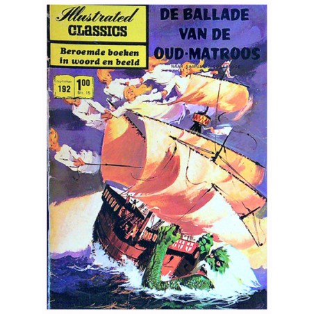 Illustrated Classics 192 De ballade van de oud-matroos 1e druk 1970