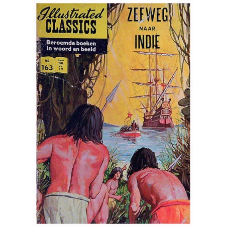 Illustrated Classics 163% Zeeweg naar Indie 1e druk 1964