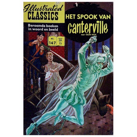 Illustrated Classics 147 Het spook van Canterville (naar Oscar Wilde) 1e druk 1962