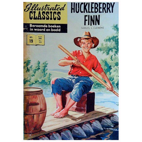 Illustrated Classics 019 Huckleberry Finn (naar Samuel L. Clemens) herdruk