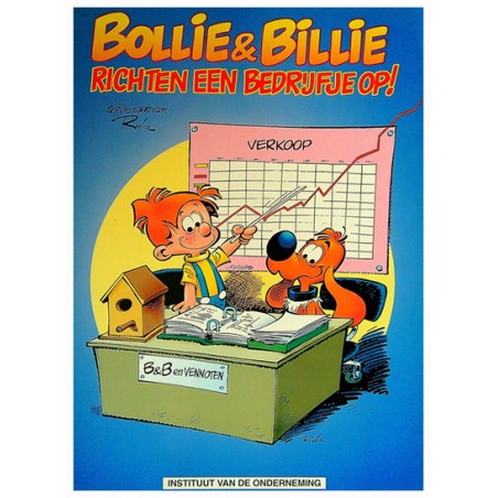 Bollie en Billie reclamealbum Bollie & Billie richten een bedrijfje op! Herdruk
