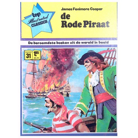 Top Illustrated Classics 31 De rode piraat 1e druk 1971