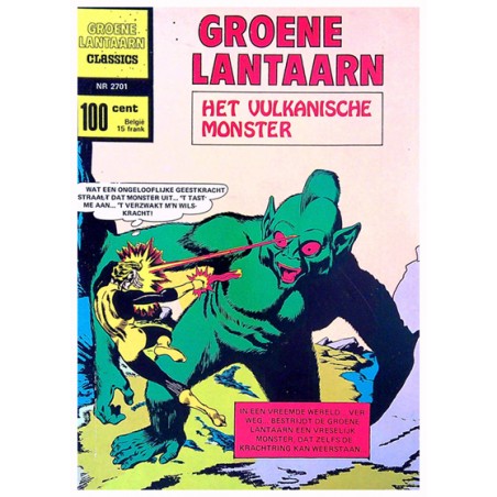 Groene lantaarn 01 Het vulkanische monster 1e druk 1969