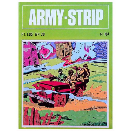 Army-strip pocket 104 Twee mannen De neushoorn 1e druk 1980