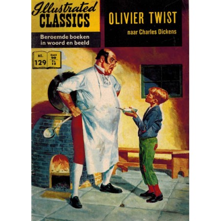 Illustrated Classics 129 Oliver Twist (naar Charles Dickens) 1e druk 1961 [opschrift 90 cent]