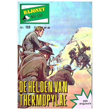 Bajonet maxi strip 159 De helden van Thermopylae 1e druk 1981