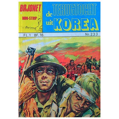 Bajonet ministrip 233 De terugtocht uit Korea 1e druk 1979