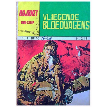 Bajonet ministrip 218 Vliegende bloedwagens 1e druk 1978