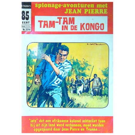 75 / 85 cent classics 2214 Jean Pierre Tam-tam in de Kongo