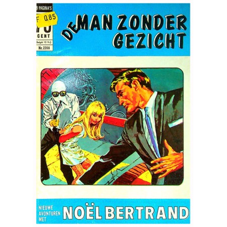 75 / 85 cent classics 2208 Noel Bertrand De man zonder gezicht