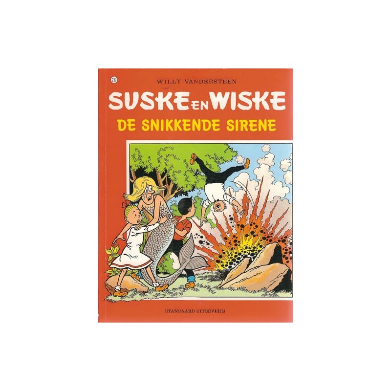 Suske & Wiske 237 De snikkende sirene 1e druk 1993