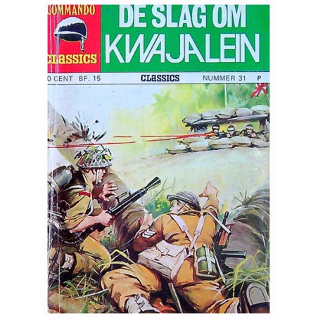 Commando classics 31 De slag om Kwajalein 1e druk 1976