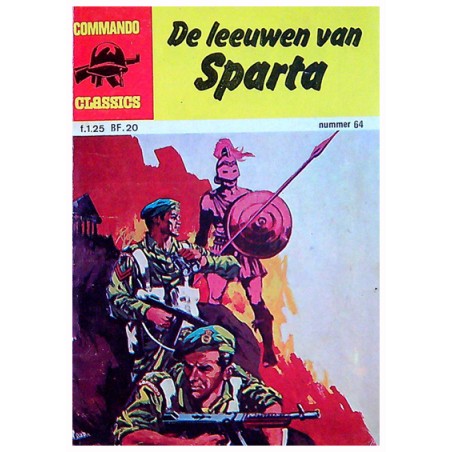 Commando classics 64 De leeuwen van Sparta 1e druk 1979