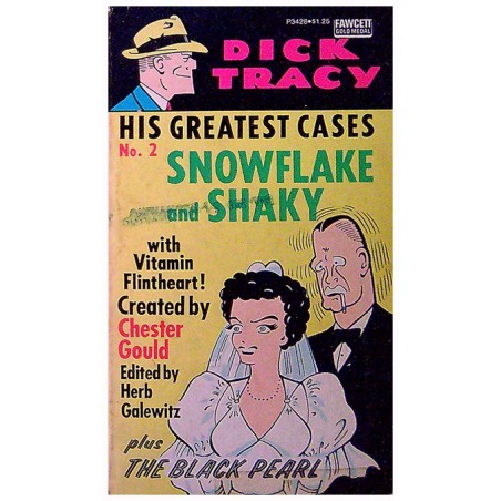 Dick Tracy pocket 02 Snowflake and Shaky 1e druk 1975 [engelstalig]