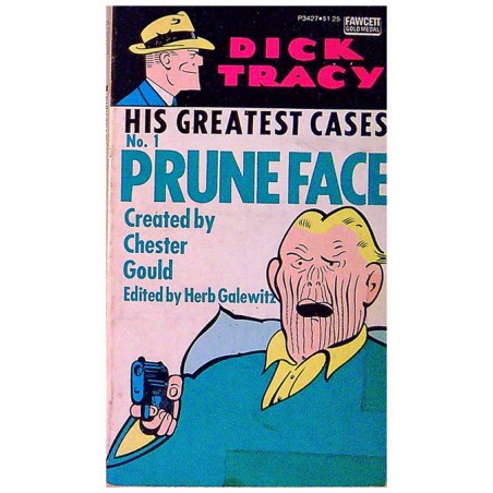 Dick Tracy pocket 01 Prune face 1e druk 1975 [engelstalig]
