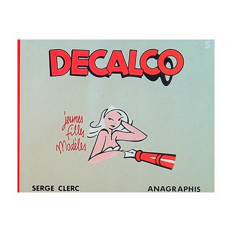 Decalco stickerboekje 05 Serge Clerc 1e druk 1987