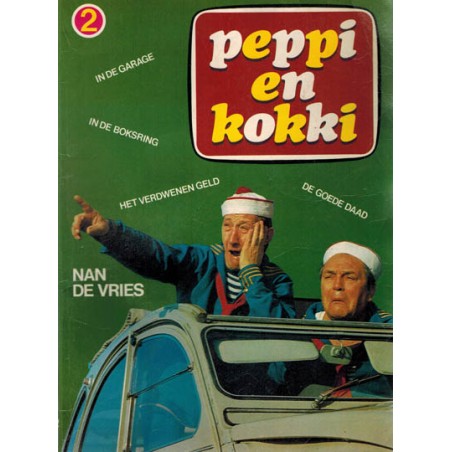 Peppi en Kokki 02% In der garage 1e druk 1975 [geen strip!]