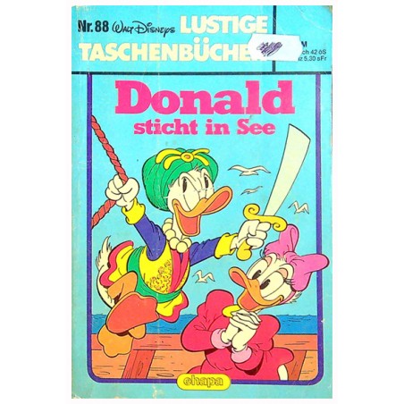 Donald Duck Taal Duits Lustige Taschenbucher 088 Donald sticht in See 1e druk 1983