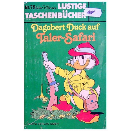 Donald Duck Taal Duits Lustige Taschenbucher 079 Dagobert Duck auf Taler-Safari 1e druk 1982