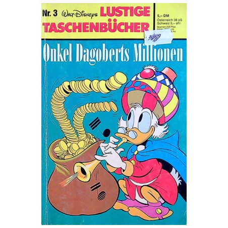 Donald Duck Taal Duits Lustige Taschenbucher 003 Onkel Dagoberts Millionen herdruk