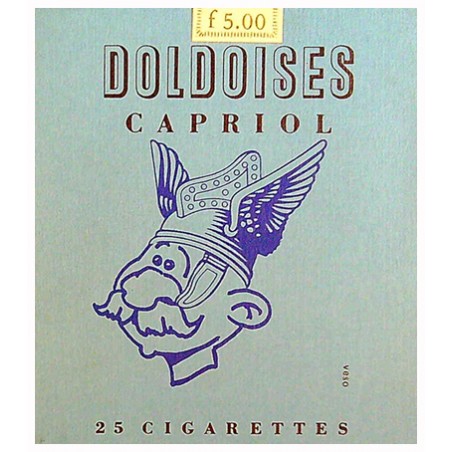 Doldoises caporiol 25 Cigarettes1e druk 1980 (met afsluitstickertje)
