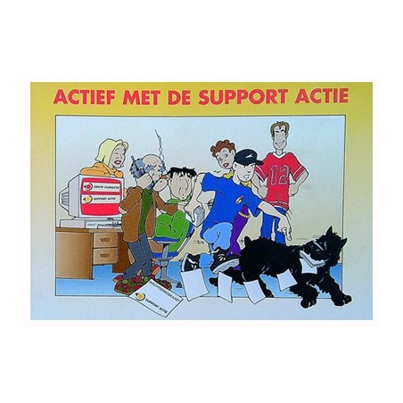Familie Hoeksteen reclame-album Actief met de support actie 1e druk 1998