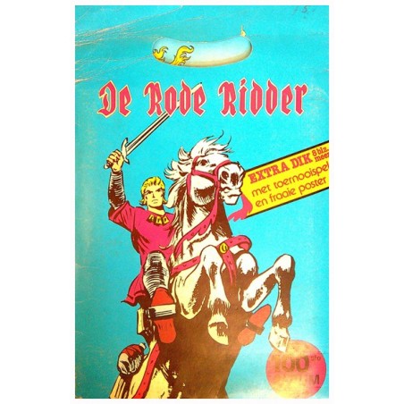 Rode Ridder 100 SP De vervloekte stad +spel/poster/tas 1e druk 1982