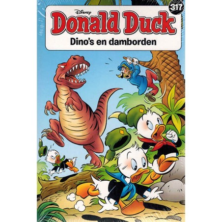 Donald Duck  pocket 317 Dino's en damborden