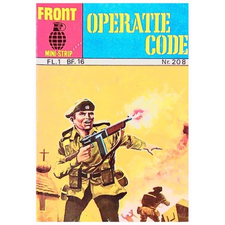 Front mini-strip 208 Operatie Code 1e druk 1977