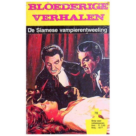 Bloederige verhalen 078 De Siamese vampierentweeling 1e druk 1983