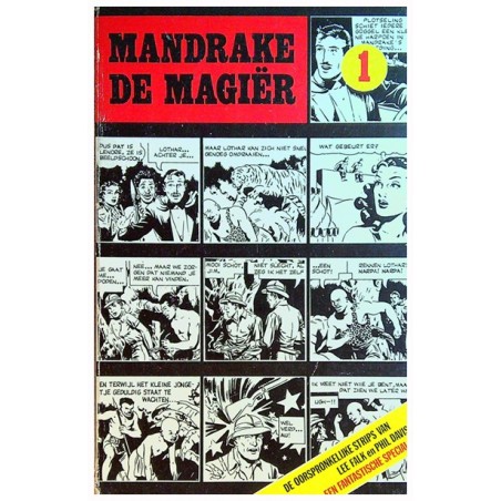 Mandrake de magier pocket set deel 1 & 2 1e drukken 1975