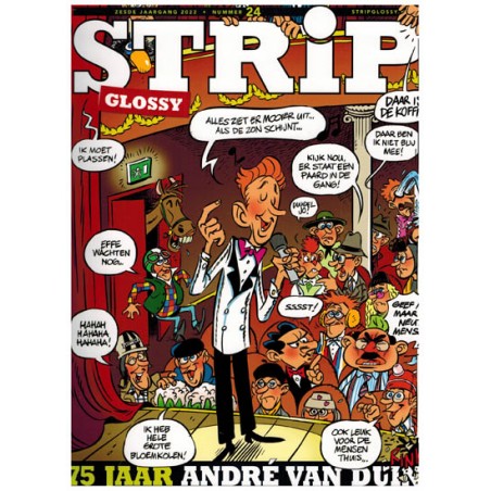 Strip glossy 24 75 Jaar Andre van Duin