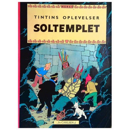 Kuifje Taal Deens Tintin oplevelser Soltemplet 1967