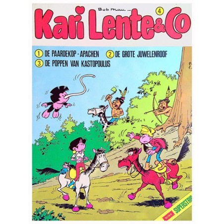 Kari Lente & Co 04 De paardekop-Apachen 1e druk 1976