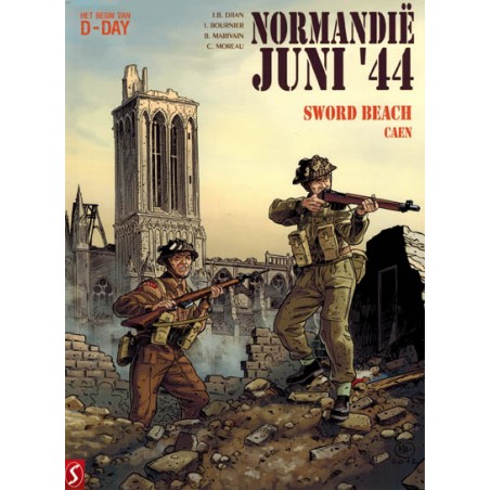 Normandie Juni '44 04 Sword beach Caen Het begin van D-Day SC/HC*